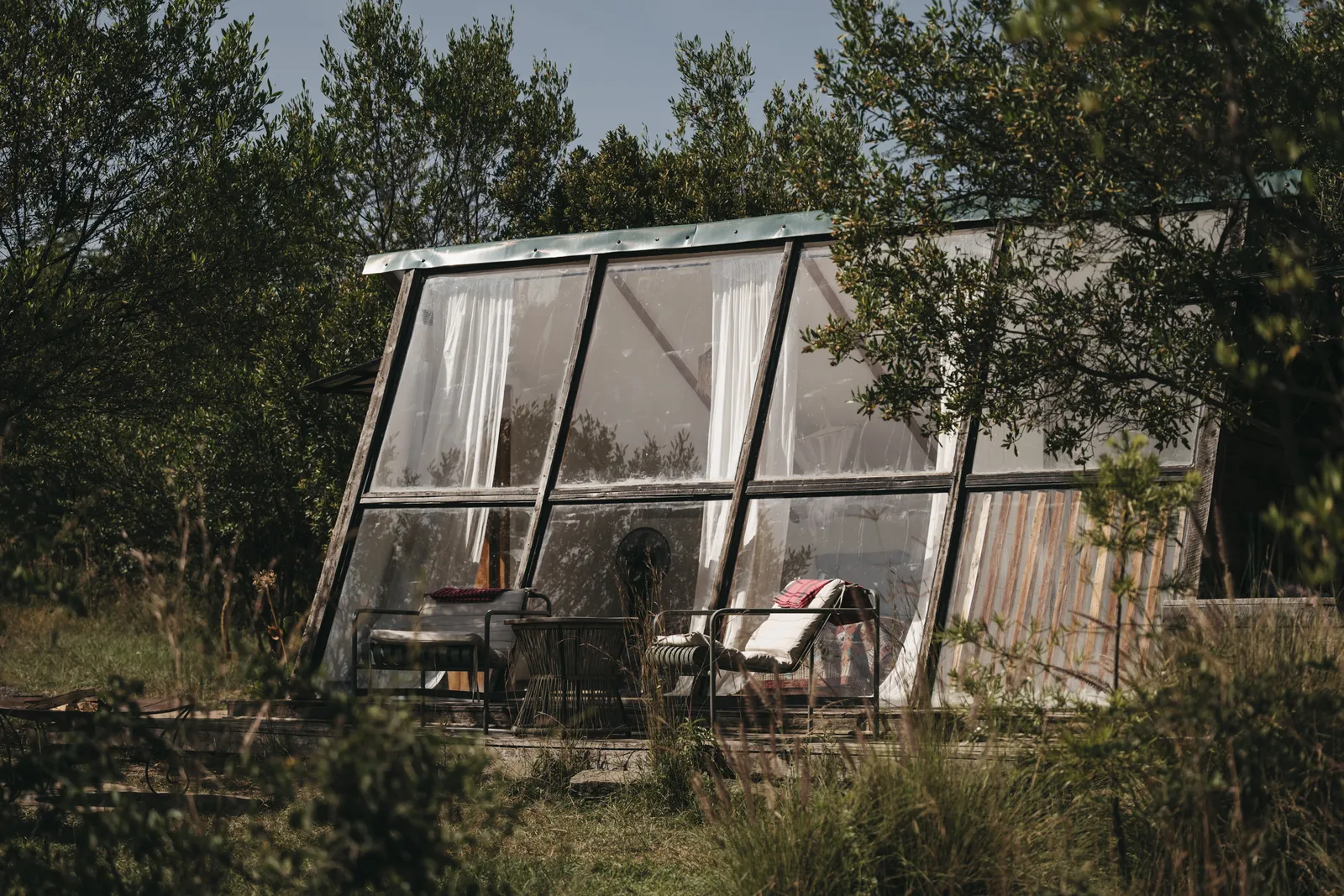 A-Frame Nest from outside
